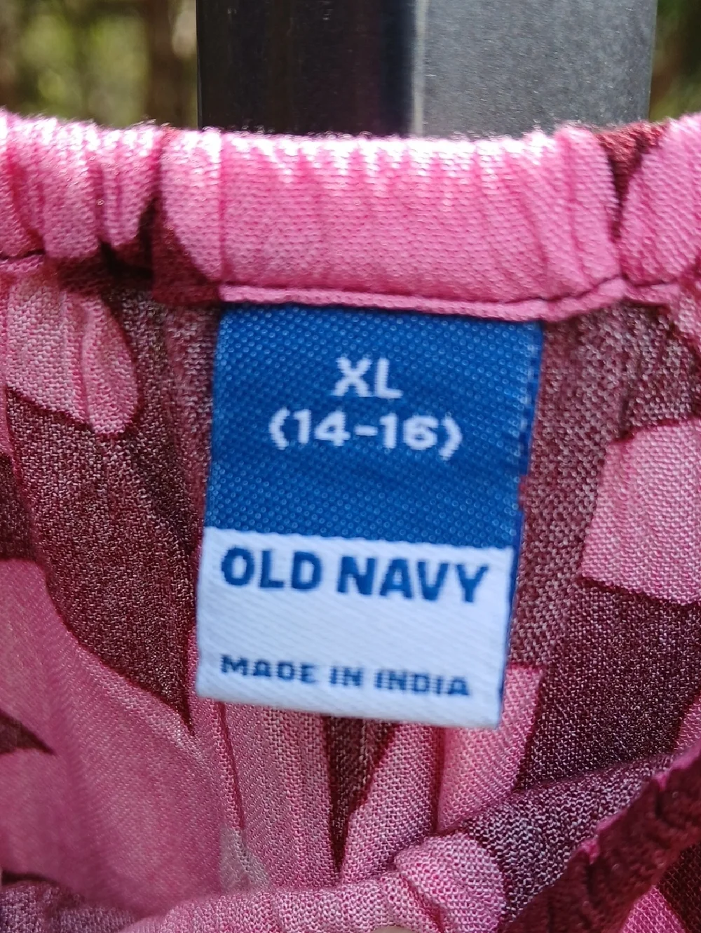 OLD NAVY Short-Sleeve Crinkle Crepe Swing Dress Rayon NWT Sz 10, 14